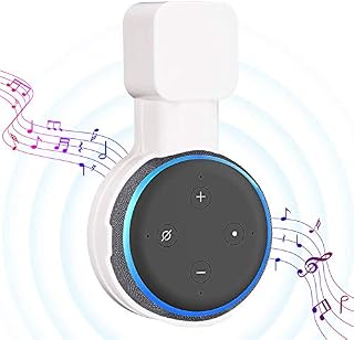 Echo Dot Holder, Outlet Wall Mount Holder for Speaker, Space-Saving Echo Accessories for Your Smart