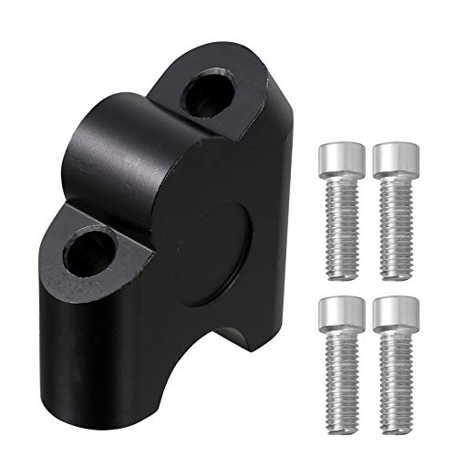 Garneck Elevadores de guidão de motocicleta com parafusos de 22 mm para guidão universal de motocicl