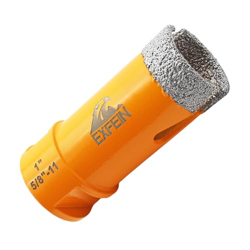 EXFEIN Diamond Core Drill Bit - 1" Tile Hole Saw for Porcelain Tile Ceramic Marble Granite EXFEIN Diamond Core Drill Bit - 1" Tile Hole Saw for Porcelain Tile Ceramic Marble Granite