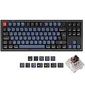 Keychron V3 Clavier mécanique Filaire Custom Knob Version, TKL QMK/Via programmable avec commutat...