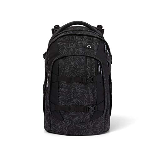 Preisvergleich Produktbild satch Pack Ninja Bermuda, ergonomischer Schulrucksack, 30 Liter, Organisationstalent, Schwarz