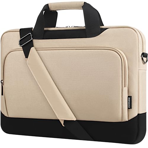 DOMISO Funda para portátil de 15 a 15,6 pulgadas, compatible con Lenovo Ideapad 330/16 pulgadas MacBook Pro/HP EliteBook 850 G3/Envy x360 15/Latitude 3580/Asus, color negro