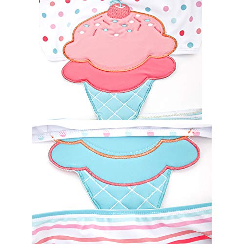 Digirlsor Toddler Baby Girl One Piece Swimsuit Kids Cute Cartoon Bikini Swimwear Bathing Suits for Girls 1-8T