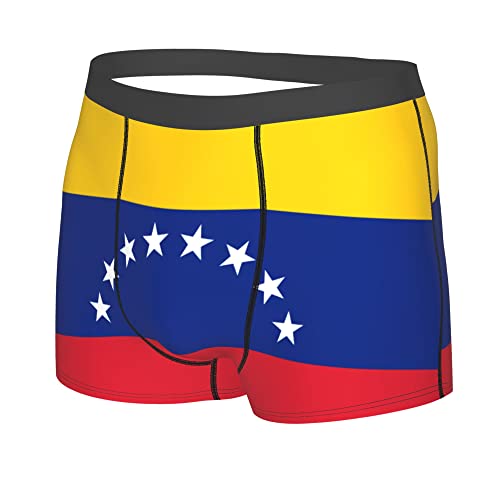 Flag of venezuela Mens Boxer Briefs Underwear Breathable Stretch Boxer Trunk with Pouch for Men, Youth2