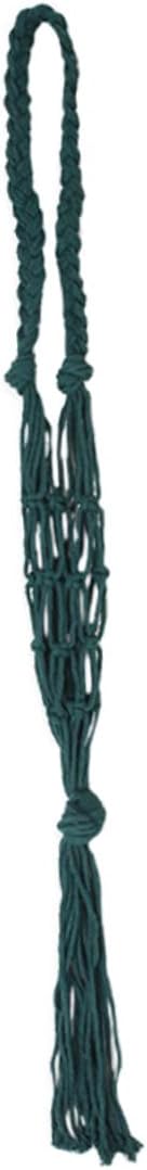 Cotton Net Wine Bottle Bag with Handle, Portable Green
