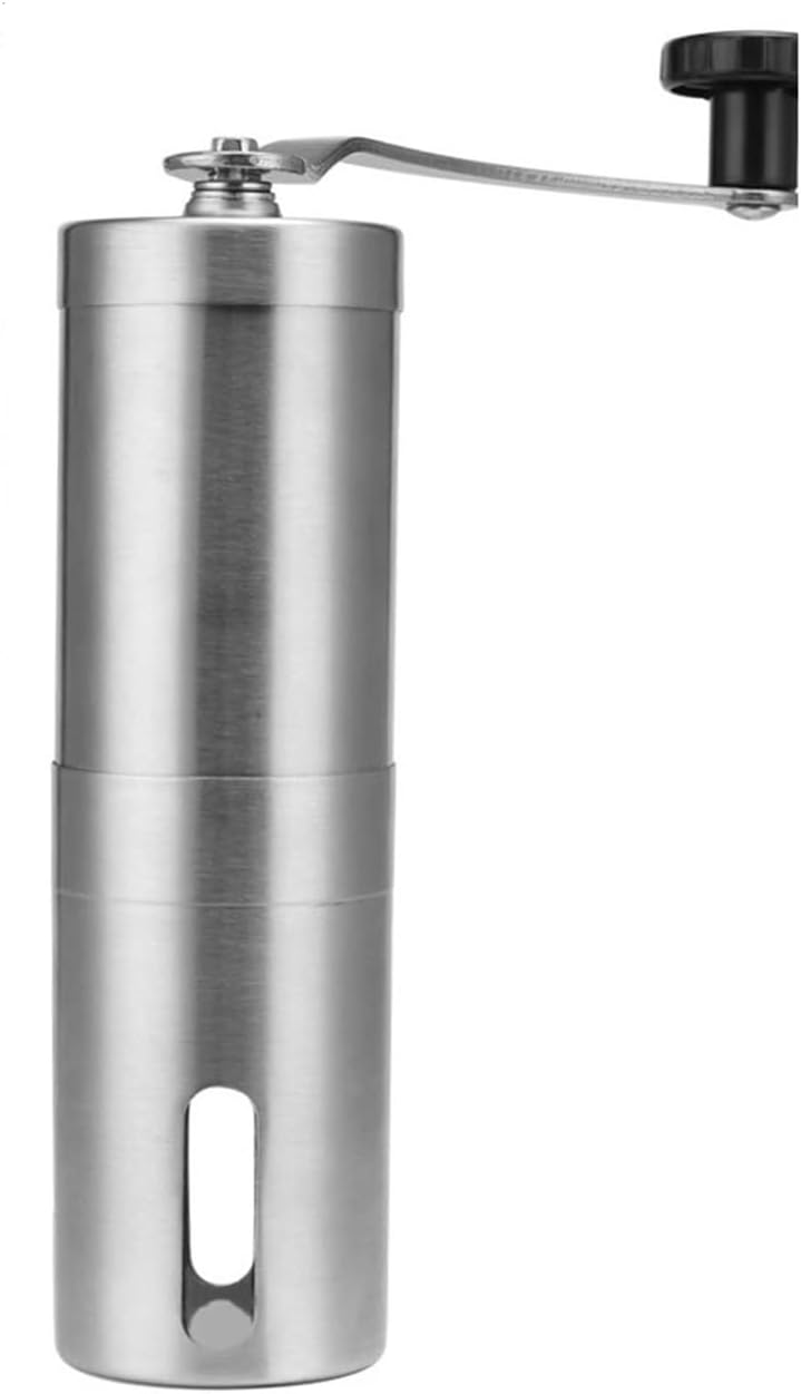 Manual Coffee Grinder Stainless Steel Hand Handmade Coffee Bean Grinders Mill Foamer Kitchen Tool Coffee Accessories(Manual grinder)