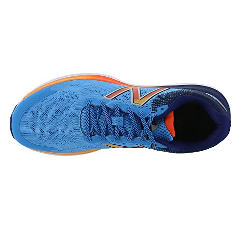 New Balance New Balance mens 680 V7 Running Shoe 10 Vibrant Sky/Vibrant Orange