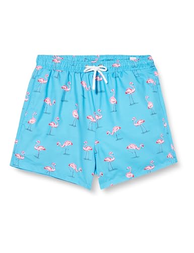 Maillot de bain imprimé flamant rose avec poches pratiques Koton Mint