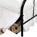 Sans drap de dessus. Avec deux sangles élastiques for un meilleur ajustement. Se fixe solidement sous le matelas for une meilleure stabilité.