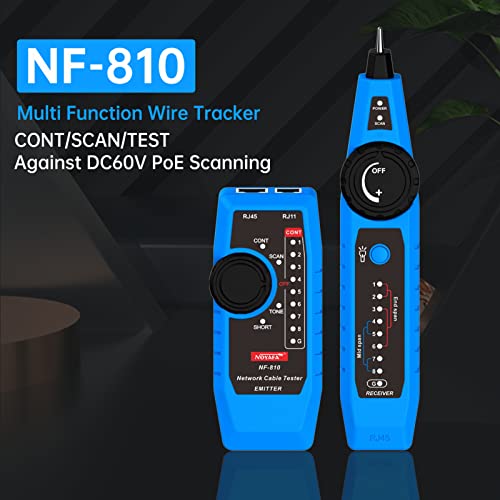 Testeur De Câble Réseau Numérique Komey NF-8506 – LCD, Rechargeable, Détecteur De Ligne