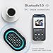 ANJANK Alarm Clock FM Radio with Bluetooth Speaker, Hi-Fi Stereo Sound, 7 Night Light Clolors, 8 Wake Up Sounds, 0-100% Dimmer, 30-Level Volume, Small Digital LED Clock with Auto Time Sync for Bedroom