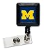 Michigan Wolverines Official NCAA 1 inch x 1 inch Retractable Badge Holder Keychain