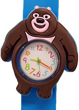 Kids Boys Girls Childrens Snap On Slap Watch - Quartz Analog Watches