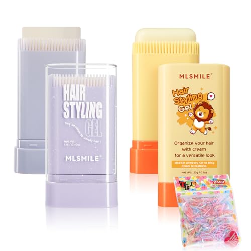 MLSMILE Hair Styling Gel Wax Stick for Women, 2pcs