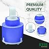 Kerox K35A Faucet Cartridge, Replacement Cartridge Compatible With La Torre, Gerber, Danze & Moen, Single Lever Shower Tub Repair, KN35A 35mm 1 3/8" M