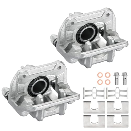 Image of Rear Brake Caliper Assembly Replaces for 19-B2589 19-B2588, Compatible with Acura CL 2001-2003 3.2L V6, for TL 1999-2008 3.2L V6, Compatible with Honda Element 2003-2011 2.4L L4, GAS