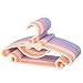Balala Perchas para Ropa Bebés, Perchas de Plastico para Ropa Duradera, Percha Multiple antideslizantes, Perchas para Ropa de Niños 30Pcs