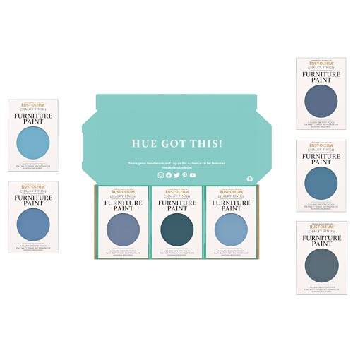 Rust-Oleum Furniture Paint in Chalky Finish – Deep Blue Tester Box