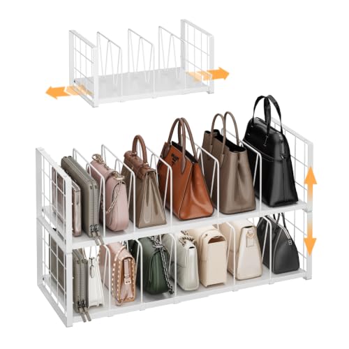 2-Pack Expandable Metal Bag Racks