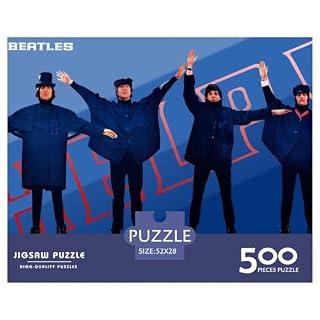 Puzzles 500 pièces pour Adultes Les Beatles Puzzles pour Adultes Puzzle en Bois Puzzles Amusants en Famille (52x38cm) - Les Beatles, Paul McCartney, John Lennon, RIngo Starr, George Harrison Puzzles 500 pièces pour Adultes Les Beatles Puzzles pour Adultes Puzzle en Bois Puzzles Amusants en Famille (52x38cm) – Image 3