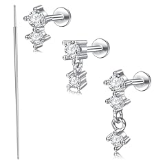 D1-Threadless -20g silver