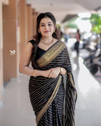 Image of Avantika Fashion Women's Kanjivaram Soft Silk Banarasi Sarees With Blouse Piece For Women
