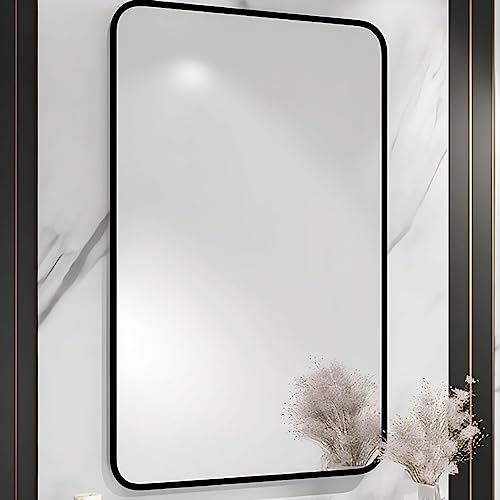 Aldado Black Bathroom Wall Mirror thumb #4