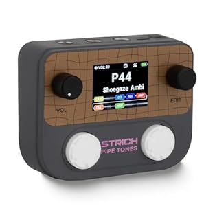 POCKET-SIZED DESKTOP MULTI-EFFECTS FOR GUITAR AND BASS: Compact desktop-style multi-effects processor designed for electric guitar and bass, ideal for home practice, recording, and live performance setups without bulky pedalboards. 125 EFFECT TYPES W...