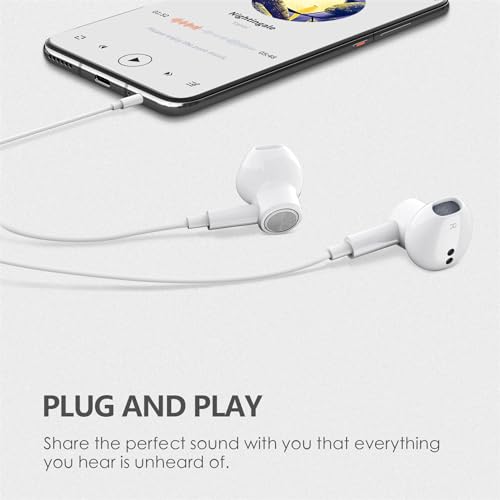 Image of 2 Pack Wired iPhone Earbuds /Headphones /Earphones with 3.5mm Wired