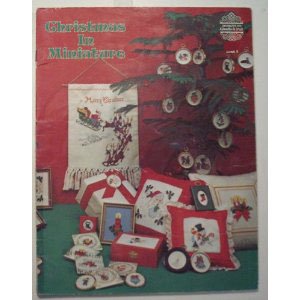 Unknown Binding Christmas In Minatures Stitching Craft Book