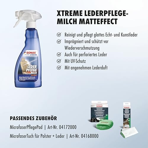 Lederpflegemilch Sonax Xtreme 500 ml für Lederreinigung und -pflege