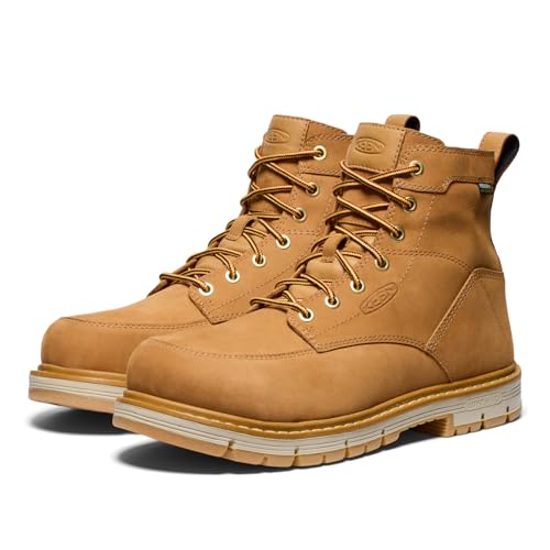 Image of KEEN Utility Men's San Jose 6 inch Alloy Toe Waterproof 90 Degree Heel Work Boots