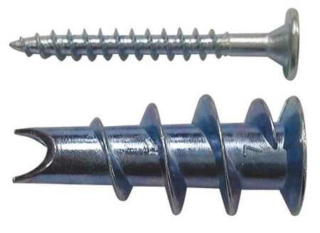 Wall Anchor, Self-Drilling, Zamac, PK1550