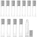Produktbild Roll On Glasflaschen Zum Befüllen,12 Pcs Leere Glas Flaschen Glas Kugel, Glasroller Nachfüllbarer Behälter für ätherische Öle, Aromatherapie, Duftstoff, Glasaufsatz 10ml, ideal für Zuhause und Reisen