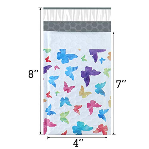 UCGOU-Bubble-Mailers-4x8-Inch-Colorful-Butterfly-50-Pack-Poly-Padded-Envelopes-Small-Business-Mailing-Packaging-Self-Seal-Waterproof-Boutique-Mail-Shipping-Bags-for-Jewelry-Makeup-Supplies-000