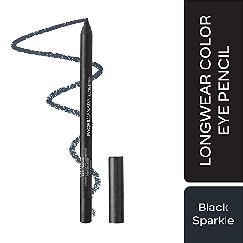 FACES CANADA Ultime Pro Longwear Eye Pencil - Dark Sparkle 03, 1.2 g | 8 Hr Long Stay | Smooth One Stroke Application | Intense Color Pay Off | Soft Blendable Formula | Smudge... - Image 2