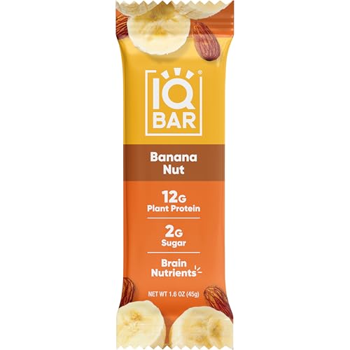 IQBAR Brain and Body Keto Protein Bar - Banana Nut