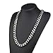 Produktbild LONG-D Hip Hop Halskette Xxxtentacion Adjustable Choker Cuban Link Chain mit Tail Miami 13mm/15mm/17mm/19mm Stainless Steel Curb Rapper Halskette für Männer,17mm60mm
