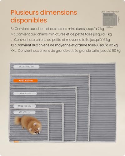 Tapis chien imperméable Feandrea XL pour protéger votre canapé des griffures - 7