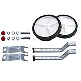P4B | Juego de ruedas de apoyo para bicicletas infantiles | Apto para 12 a 20 pulgadas | Para puntales de cadena de 19,5 mm de diámetro | Ruedas auxiliares para niños