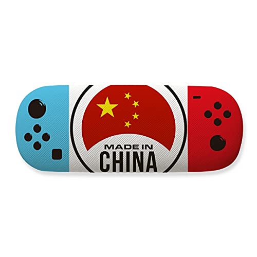 Étui de lunettes de jeu rigide rond et original inspiré de l'art chinois