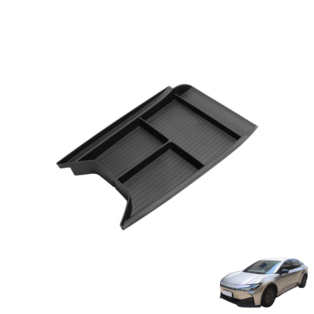 QQJHBAMYN TPE Lower Center Console Organiser Tray, for BZ3 Car Centre Floor Consoles Accessory Interior Storage Easy Clean NonSlip
