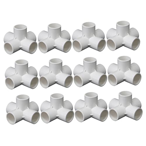 NAMOARLY Diy 12pcs Pvc Right Angle Joints Elbow Fittings Water Supply Pipe Components Green