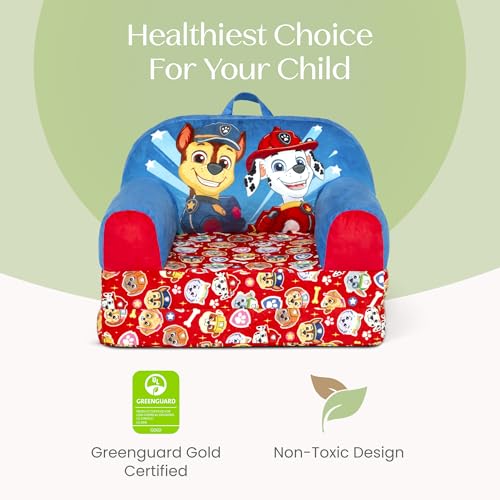 Delta Children - PAW Patrol Cozee Buddy Flip-Out Kids Chair - Greenguard Gold Certified, Blue by Delta Children - Image 5