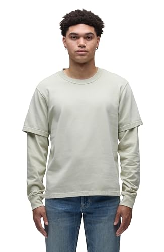 HUDSON Men's Hybrid Shirt, Sandstone, Medium