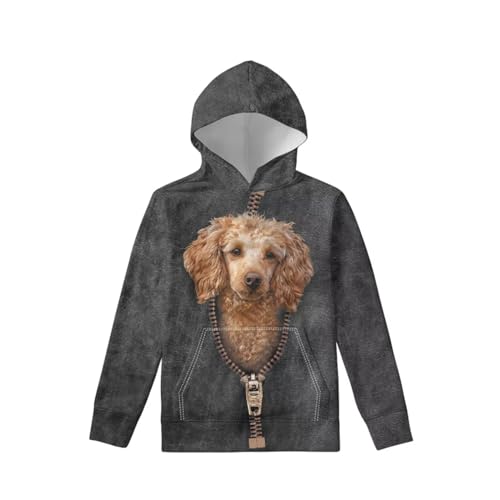 Poceacles Kids Hoodies with Pocket Athletic Hooded Pullover Sweatshirt for Juniors Youth Activewear Jumper with Hooded3