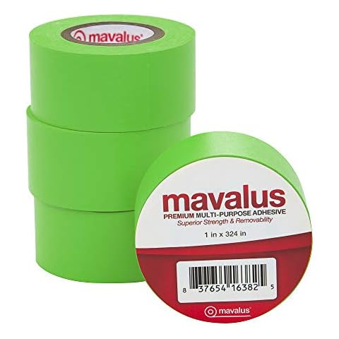 Mavalus Tape 1" Wide X 324" 4-Pack - Green Cover