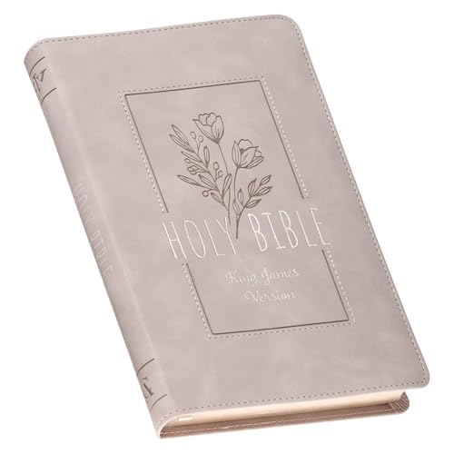 KJV Holy Bible, Gift Edition Faux Leather, King James Version, Taupe