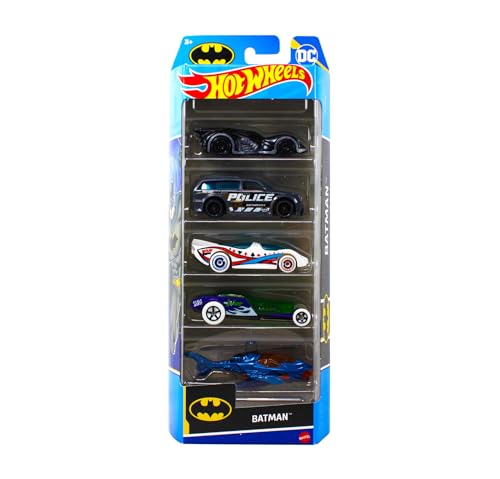 Hot Wheels Batman 5 Pack Vehicles