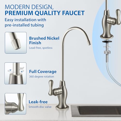 Image of APEC Water Systems Ultimate RO-Hi Top Tier Supreme Certified High Output Fast Flow Ultra Safe Reverse Osmosis Drinking Water Filter System, 90 GPD